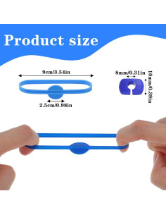 24 Marcadores de Bebidas Classicseali de Silicona Multicolor 2