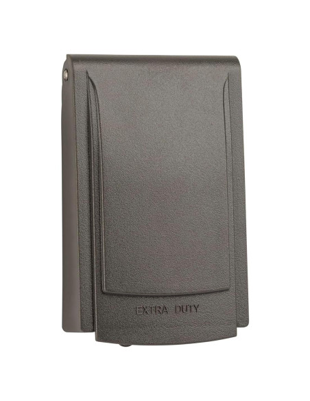 Cubierta Vertical Slim Extra Duty Sealproof 1-Gang Bronce Impermeable