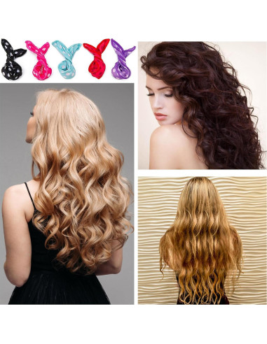 30 Rulos de Pelo Espuma Suave Peony Man con Bolsa de Almacenamiento