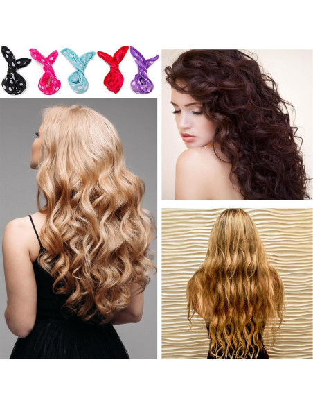 30 Rulos de Pelo Espuma Suave Peony Man con Bolsa de Almacenamiento