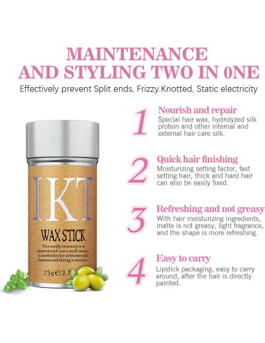 Juego de Barra de Cera para Cabello PasaRose - 3 Piezas