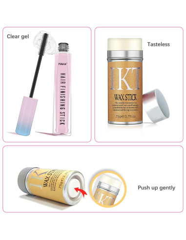 Juego de Barra de Cera para Cabello PasaRose - 3 Piezas