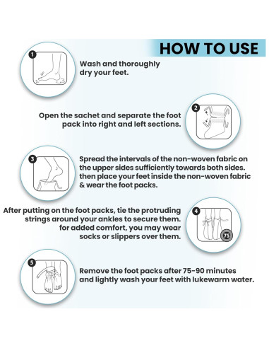 Máscara Exfoliante para Pies Coreana Chamos - Hidratante y Suave