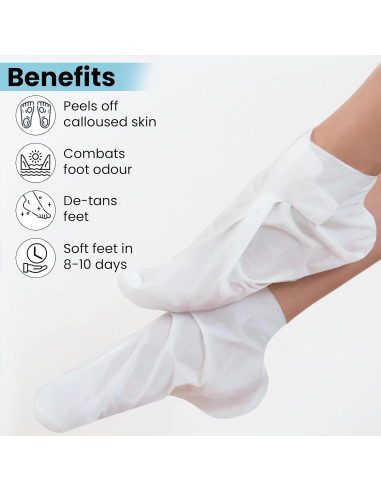 Máscara Exfoliante para Pies Coreana Chamos - Hidratante y Suave