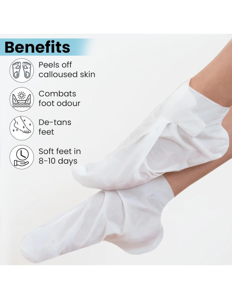 Máscara Exfoliante para Pies Coreana Chamos - Hidratante y Suave