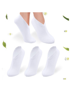 3 Pares Calcetines Hidratantes Algodón para Pies Secos