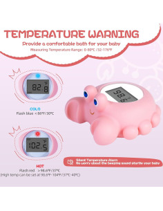 Termómetro de baño digital Pircaath cangrejo para bebés 2