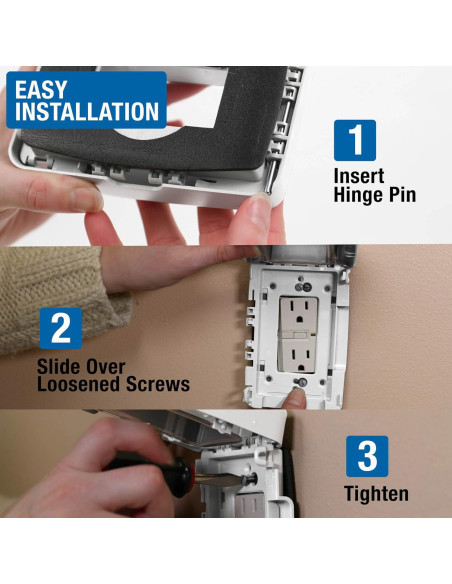 Cubierta Impermeable Intermatic WP6000W para Salidas Exteriores