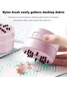 Aspiradora Mini Huacan para Pintura de Diamante Rosa 8.5x6.3cm 2