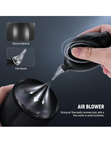 Kit de Limpieza de Lentes NEEWER HM-50 2 en 1 con Soplador y Paño