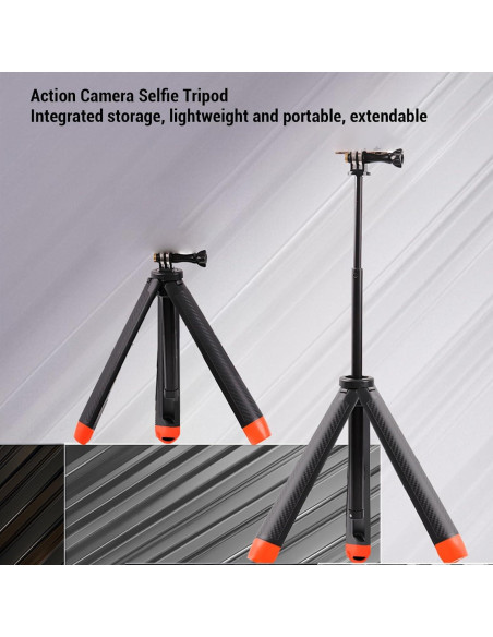 Trípode Selfie Flotante 4 en 1 Yunseity para Cámaras de Acción