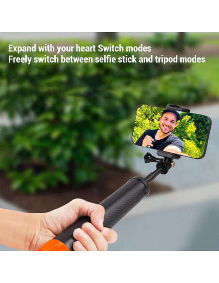 Trípode Selfie Flotante 4 en 1 Yunseity para Cámaras de Acción