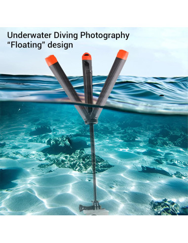 Trípode Selfie Flotante 4 en 1 Yunseity para Cámaras de Acción