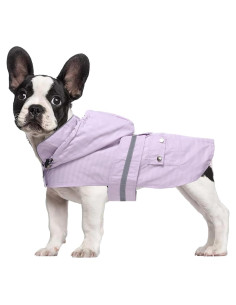 Impermeable para Perros Morezi Chaqueta Lluvia Pequeña Púrpura