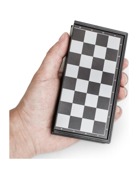 Juego de Ajedrez Magnético de Viaje Mini 12.8 cm - Plegable