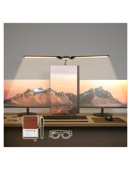 Lámpara de Escritorio LED The Housery, 94.9cm, Anti Fatiga Ocular