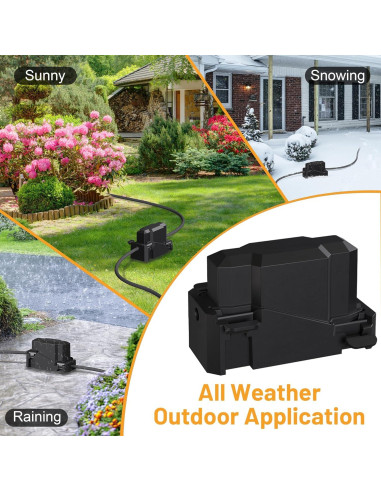 Caja de Conexión Eléctrica Exterior IP66 CFMASTER Negra