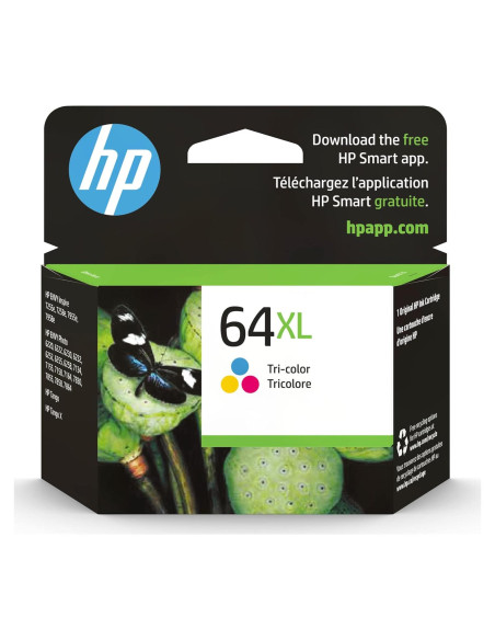 Cartucho de tinta tricolor HP 64XL para impresoras HP - 415 páginas