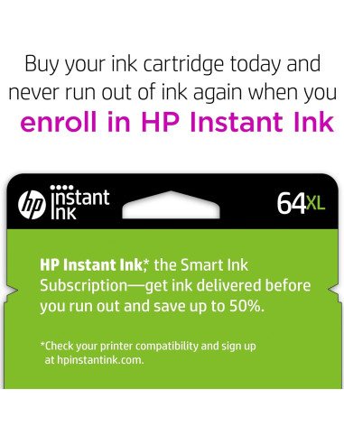Cartucho de tinta tricolor HP 64XL para impresoras HP - 415 páginas