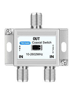 Interruptor A/B Coaxial TKCHAX 2 Vías 10-2602MHz Niquelado