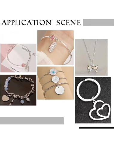 Beebeecraft 20 Anillos de Salto Doble Bucle 925 Plata Esterlina