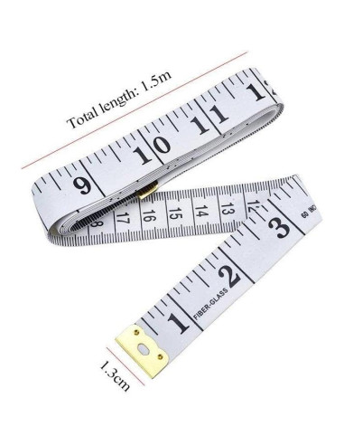 Cinta Métrica Flexible Galyacht 150 cm para Costura y Medidas
