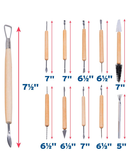 Juego de Herramientas de Escultura Sculpt Pro - 11 Piezas