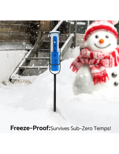 Pluviometro Exterior Cracrab con Pato Flotante 69 cm