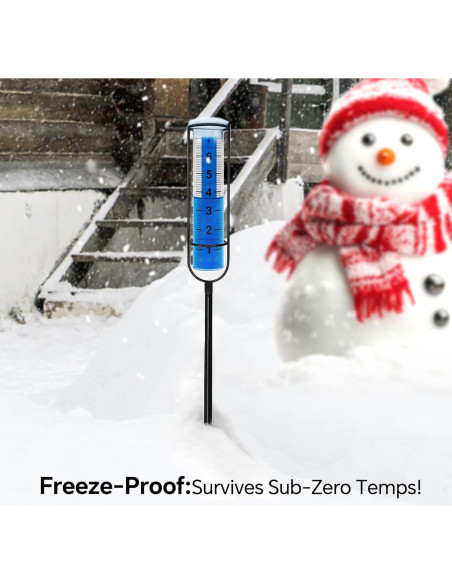 Pluviometro Exterior Cracrab con Pato Flotante 69 cm