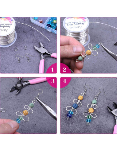 Hilo de Manualidades Anezus - Cobre Resistente a la Oxidación 1mm 17m