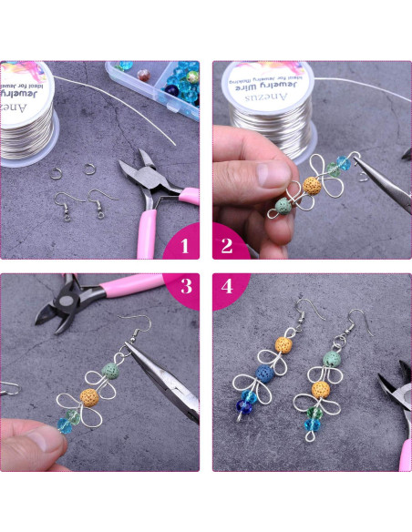 Hilo de Manualidades Anezus - Cobre Resistente a la Oxidación 1mm 17m