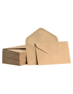 Sobres Mini Kraft ValBox 100 Unidades 10.4x7 cm Marrón