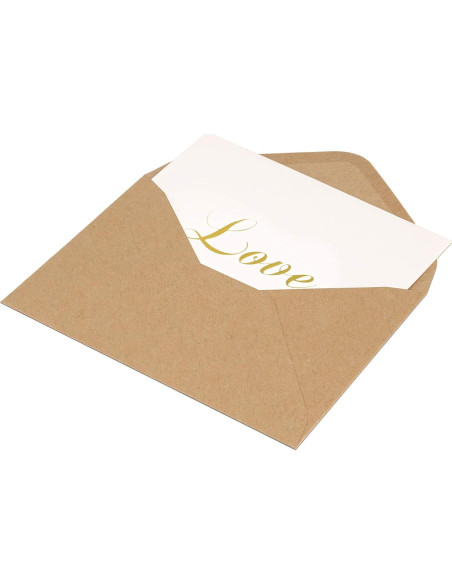 Sobres Mini Kraft ValBox 100 Unidades 10.4x7 cm Marrón