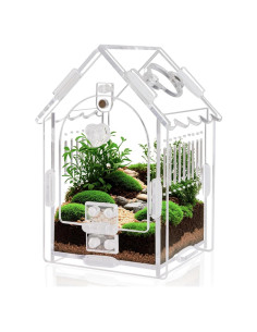 Terrario Acrílico WEIKEJINA para Arañas Saltarinas 8x8x14cm