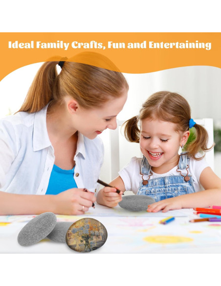 20 Pcs Piedras de Río Pintables LANIAKEA 7.6-12.7 cm