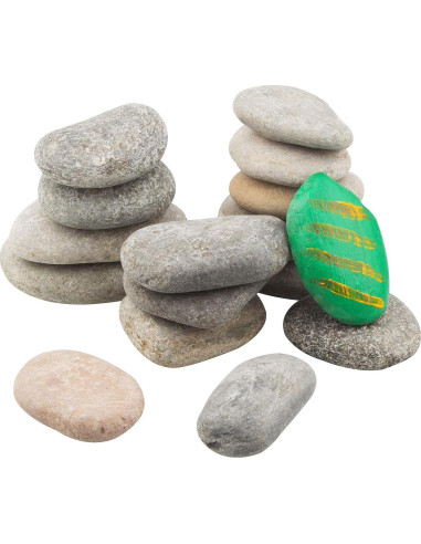 20 Pcs Piedras de Río Pintables LANIAKEA 7.6-12.7 cm