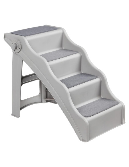 Escalera Plegable para Mascotas Amazon Basics 37 cm Antideslizante