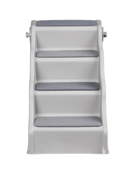 Escalera Plegable para Mascotas Amazon Basics 37 cm Antideslizante