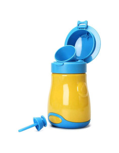 Orinal Portátil Suptikes para Bebé 600ml Azul Amarillo