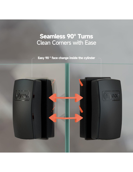 Limpiador Magnético de Acuario Elyron Dual Scraper 12mm