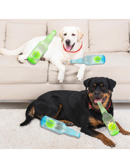 Juguetes para Perros Aerbee 2 Pcs Botella Crunchnplay 24.5 cm