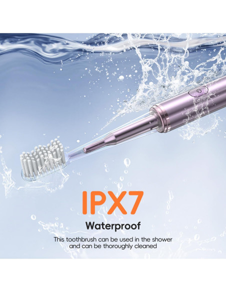 Cepillo de Dientes Eléctrico Medcodes L1-PK1-01 Rosa 42000 VPM