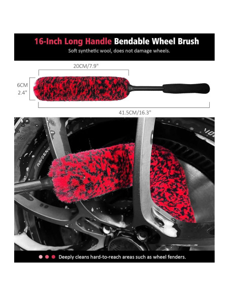 Kit de Limpieza de Motocicleta YeewayVeh 6 Piezas