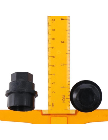 Cubiertas de Tuercas de Rueda BYOBYO 24pcs 27mm Hexagonal