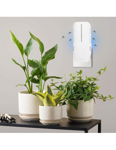 Trampa de Insectos Voladores Micnaron, 2 Dispositivos con 20 Recargas