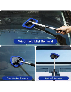 Kit de limpieza de parabrisas Qydipclin 11 piezas con microfibra 2