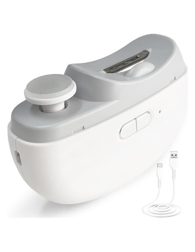 Cortador de Uñas Eléctrico LittleTora 2 en 1 Recargable USB
