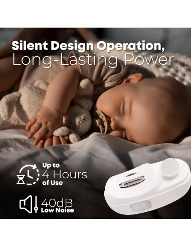 Cortador de Uñas Eléctrico LittleTora 2 en 1 Recargable USB