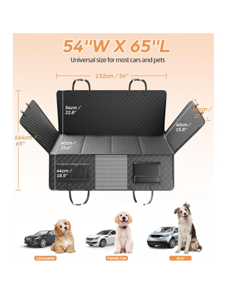 Funda de Asiento para Perros Halypet GMW-0979 Impermeable 190kg