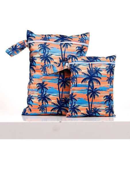 Bolsas Húmedas Impermeables Reutilizables 2 Pcs Árbol de Coco